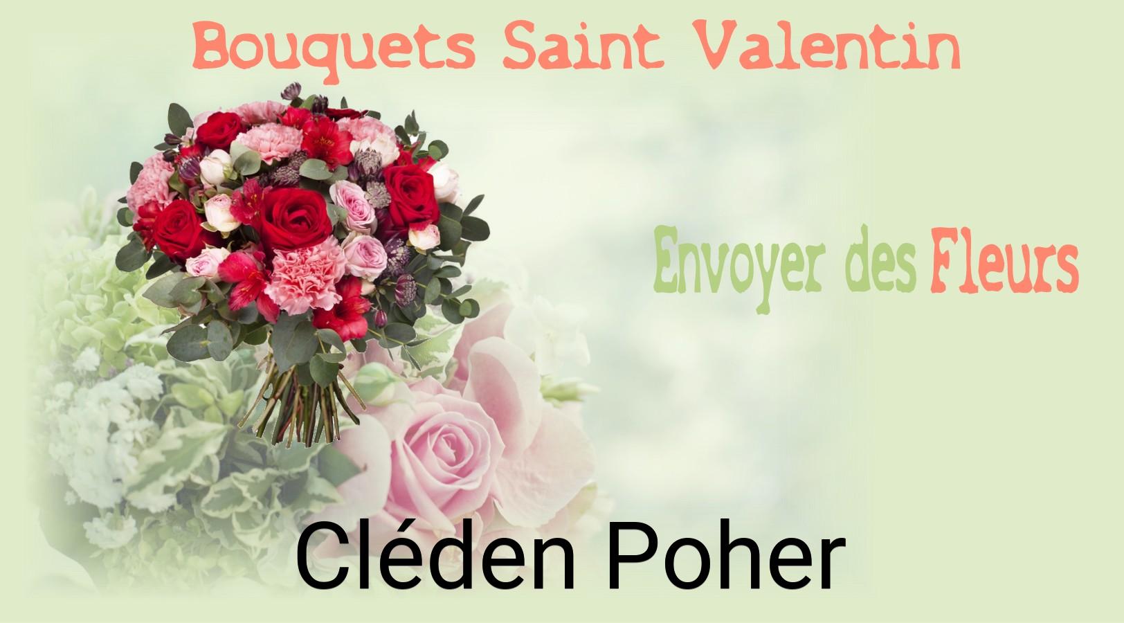 Roses de Saint-Valentin livrées à Cléden-Poher
